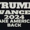 funny bumper stickers for cars Trucks Vinyl Window Decals Trump Vance 2024 USA.