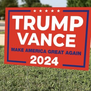 trump Vance 2024 Yard Signs