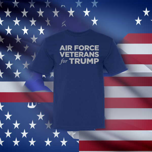 Air Force Veterans for Trump Royal Blue T-Shirt