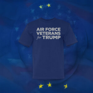 Air Force Veterans for Trump Royal Blue TShirt