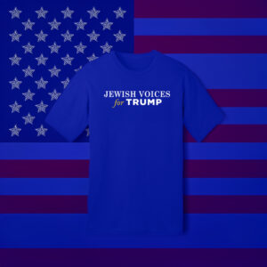 Jewish Voices for Trump Royal Blue TShirt