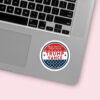 Official Trump Vance 2024 Make America Great Again Round Vinyl Decals1