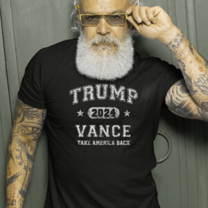 Official Trump Vance Take America Back 2024 Retro Vintage Distressed Comfort Colors T-Shirt