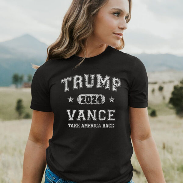 Official Trump Vance Take America Back 2024 Retro Vintage Distressed Comfort Colors T-Shirt2