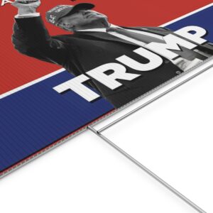 Signature TRUMP Make America Great Again Yard Sign USa