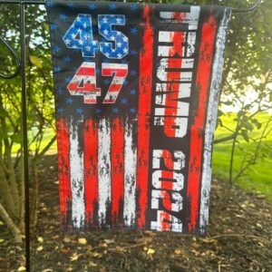 Brand New Trump 2024 Premium Double Sided Decorative Garden Flag. 12x18