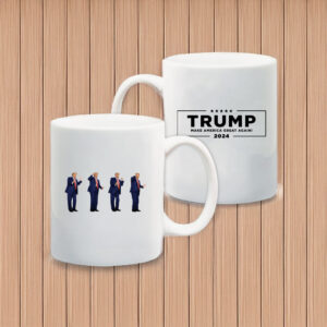 Dancing Trump White Coffee Mug