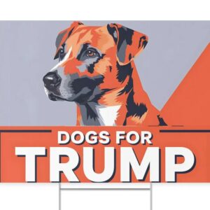 Dogs For Trump Vance Yard Sign, Trump Vance Yard Sign, Republican Garden Sign, President Election 2024, Political Lawn Sign2