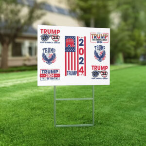 Donald Trump 2024 Slogans Yard Sign-Keep America Great