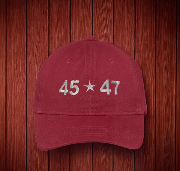 Embroidered Trump 45 47 Patriots Hat