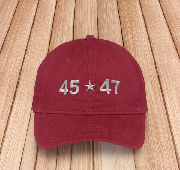 Embroidered Trump 45 47 Patriots Hat Cap