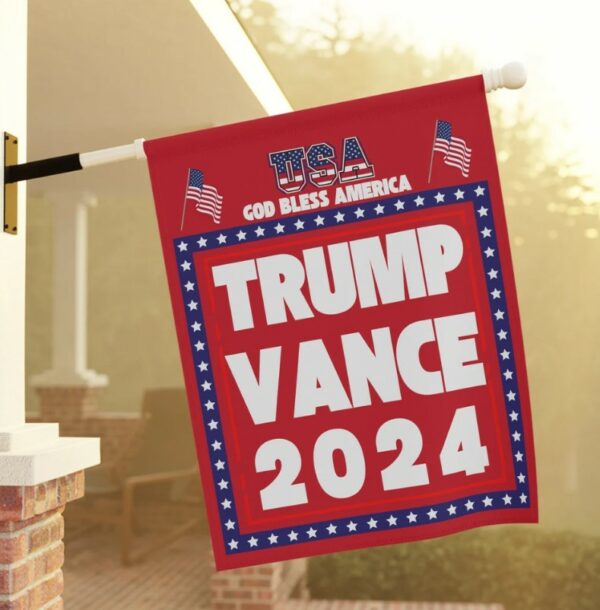 Garden Flag, House Flag, Trump Vance Flag, Trump Flag, Vance Flag, Flags, Flag, Flag for house, Flag for Garden, Trump House Flag