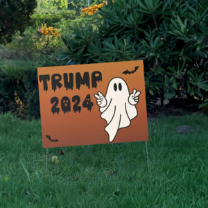 Halloween Trump 2024 Yard Sign