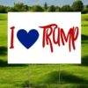 I Love Trump Yard Sign, Donald Trump Lawn Sign, Patriotic Yard Sign, Trump Vance Yard Sign, Donald Trump For President, Election 2024