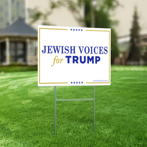 Jewish Voices for Trump Yard Signs