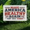 Make America Healthy Again Yard Sign, Outdoor Political Campaign Election Sign Pro Trump Vance Kennedy RFK Jr 2024 MAGA MAHA Lawn Home Decor