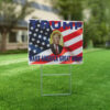 Political Yard Sign, President Trump Campaign Sign 2024