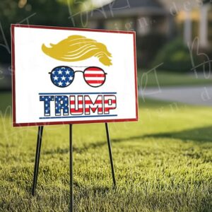 Printable Pro-Trump Yard Sign Trump 2024 & Vance for Senate 18x24 Inch Digital Download1