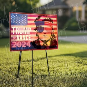 Printable Trump 2024 & Vance Yard Sign 18x24 Inch Campaign Sign Trump Digital Download1