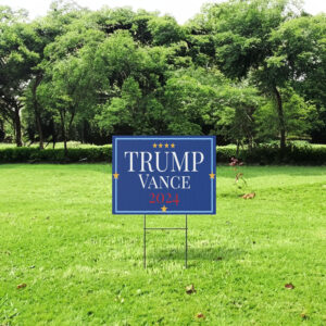 TRUMP Vance 2024 Plastic Yard Sign 2