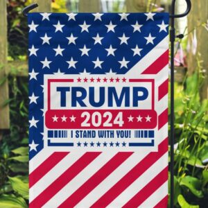 Trump 2024 Garden Flag, Make America Great, President Trump Gift For Home, Conservative Yard Sign, Maga Garden Sign, Donald Trump Banner1