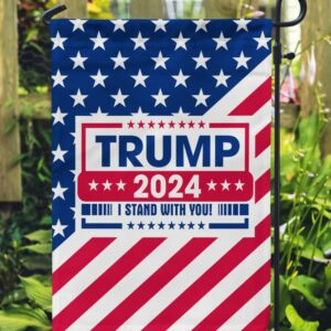 Trump 2024 Garden Flag, Make America Great, President Trump Gift For Home, Conservative Yard Sign, Maga Garden Sign, Donald Trump Banner1