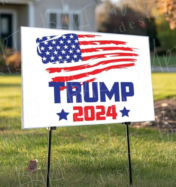 Trump 2024 & Vance Senate Yard Sign 18x24 Printable Yard Sign Pro-Trump Digital Download