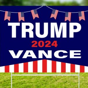 Trump 2024 Vance Yard Sign, Donald Trump 2024, Yard Signs, Vote 2024, Election Sign, Vote For Trump, Trump 2024, Republican Yard Sign1