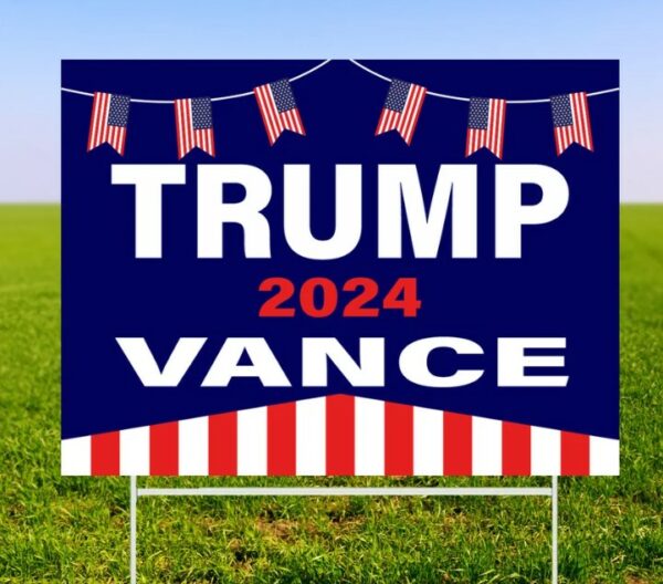 Trump 2024 Vance Yard Sign, Donald Trump 2024, Yard Signs, Vote 2024, Election Sign, Vote For Trump, Trump 2024, Republican Yard Sign2