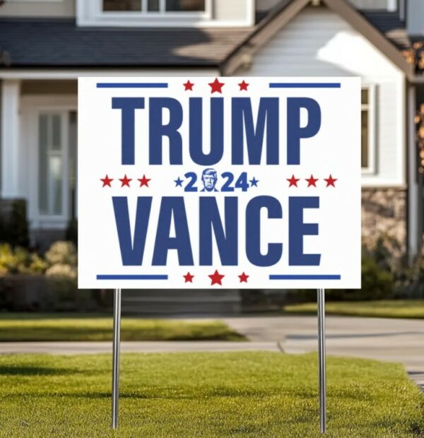 Trump For President Yard Sign, Trump Vance 2024, Presidential Election 2024, Donald Trump Lawn Sign, Trump Vance Yard Sign, Trump Supporter1