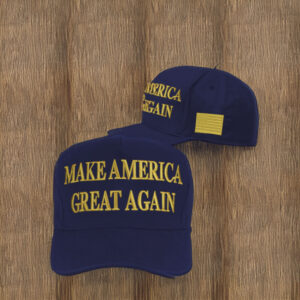 Trump MAGA Navy & Gold Hat