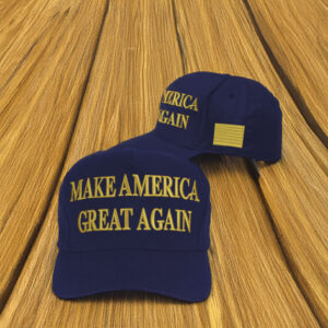 Trump MAGA Navy & Gold Hats