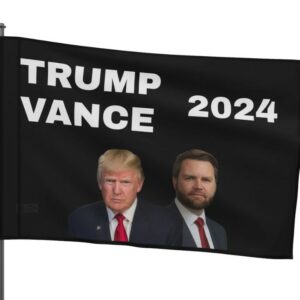 Trump Vance 2024 Black Flag MAGA Make America Great Again Gift for Her Gift for Him Custom Design