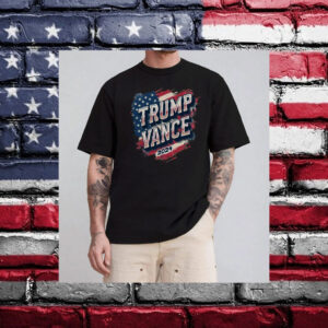 Trump Vance 2024 Election T-Shirt, Patriotic Design, Campaign Tee Shirt