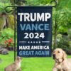 Trump Vance 2024 Flag, Make America Great Again, Donald Trump for President Flag, Political Yard Flags, Election 2024 Garden and House Flags