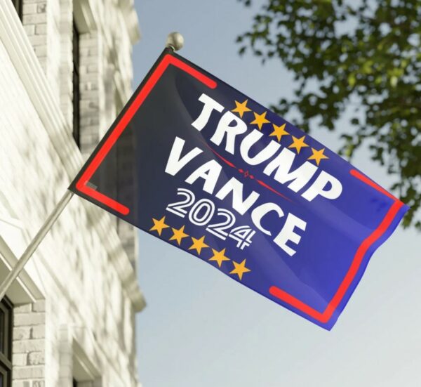 Trump Vance 2024 Flag, Trump 2024, 60 x 36 3x5 foot, Giant Trump Vance flag, Flag for truck boat, Campaign Flag, Outdoor Indoor