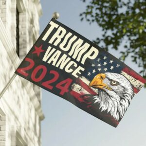 Trump Vance 2024 Flag, Trump Vance Election Car Flag, JD Vance Campaign Boat Flag, Support Trump Vance President House Flag, JD Vance Merch1