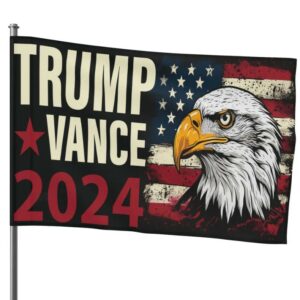 Trump Vance 2024 Flag, Trump Vance Election Car Flag, JD Vance Campaign Boat Flag, Support Trump Vance President House Flag, JD Vance Merch2