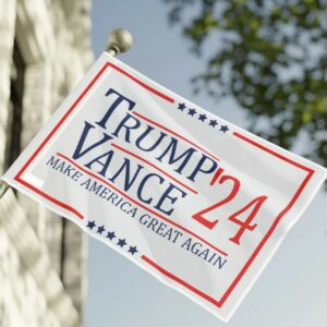 Trump Vance 2024 Flag, Trump Vance House Flag, Trump JD Vance 2024 Election Flag, Campaign Flag for Home, 36X24 Yard Flag, Trump Flag