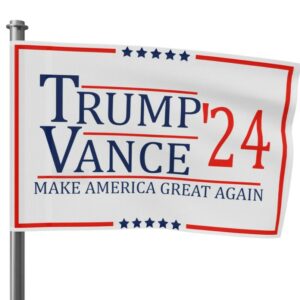 Trump Vance 2024 Flag, Trump Vance House Flag, Trump JD Vance 2024 Election Flag, Campaign Flag for Home, 36X24 Yard Flag, Trump Flag1