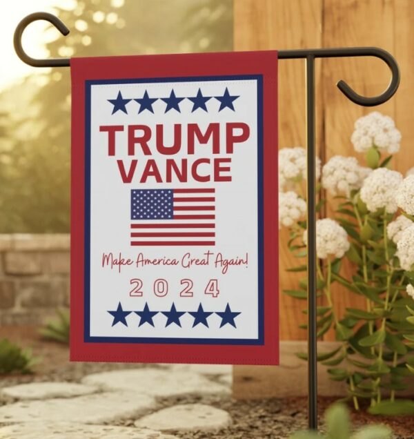 Trump Vance 2024 Garden Flag Trump Flag Trump 2024 MAGA Garden Flag Republican Yard Flags Trump Flag3