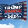 Trump Vance 2024 House Flag, Vice President JD Vance, Trump Vance 24 Flag, Trump Fight Flag, President Trump Vance Republican Flag UM3423