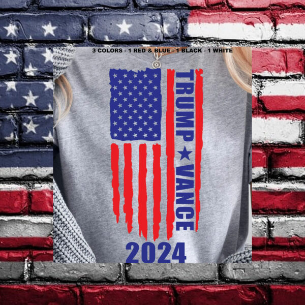 Trump Vance 2024 SVG PNG Trump Vance American Flag 2024 Svg Make America Great Again Shirts