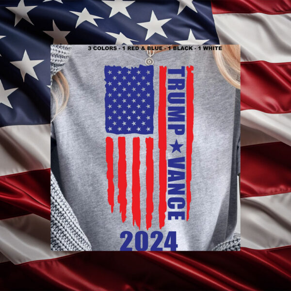 Trump Vance 2024 SVG PNG Trump Vance American Flag 2024 Svg Make America Great Again Tee Shirt