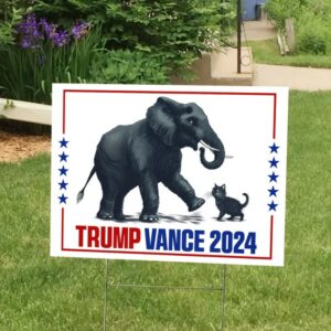 Trump Vance 2024 Yard Sign, MAGA Yard Sign, Republican Garden Sign, President Election 2024, Donald Trump Lawn Sign, Anti Harris Yard Sign2