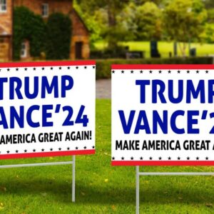 Trump Vance 2024 Yard Sign, Make America Great Again, Election Sign, Republican Sign, Trump 2024, Patriotic Sign, Political Sign, Yard Decor1