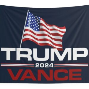 Trump Vance Election Flag with Waving Flag Design Interior