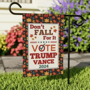 Trump Vance Garden Flag Trump Vance Fall Flag Fall Trump Gifts Halloween Trump Flag Trump 2024 Maga Merch Republican Gifts Fall Garden Flags3