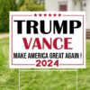 Trump Vance Garden Sign, Make America Great, Trump 2024, Vote Trump, Political Lawn Sign, Trump Yard Sign, Vote 2024, Election Sign