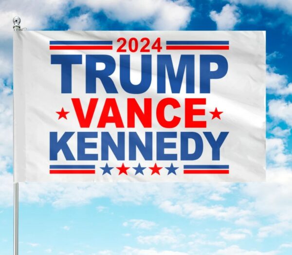 Trump Vance Kennedy 2024 Flag, Trump Vance Kennedy Flag, Trump For President, Republican Flag, USA President Election 2024 Flag